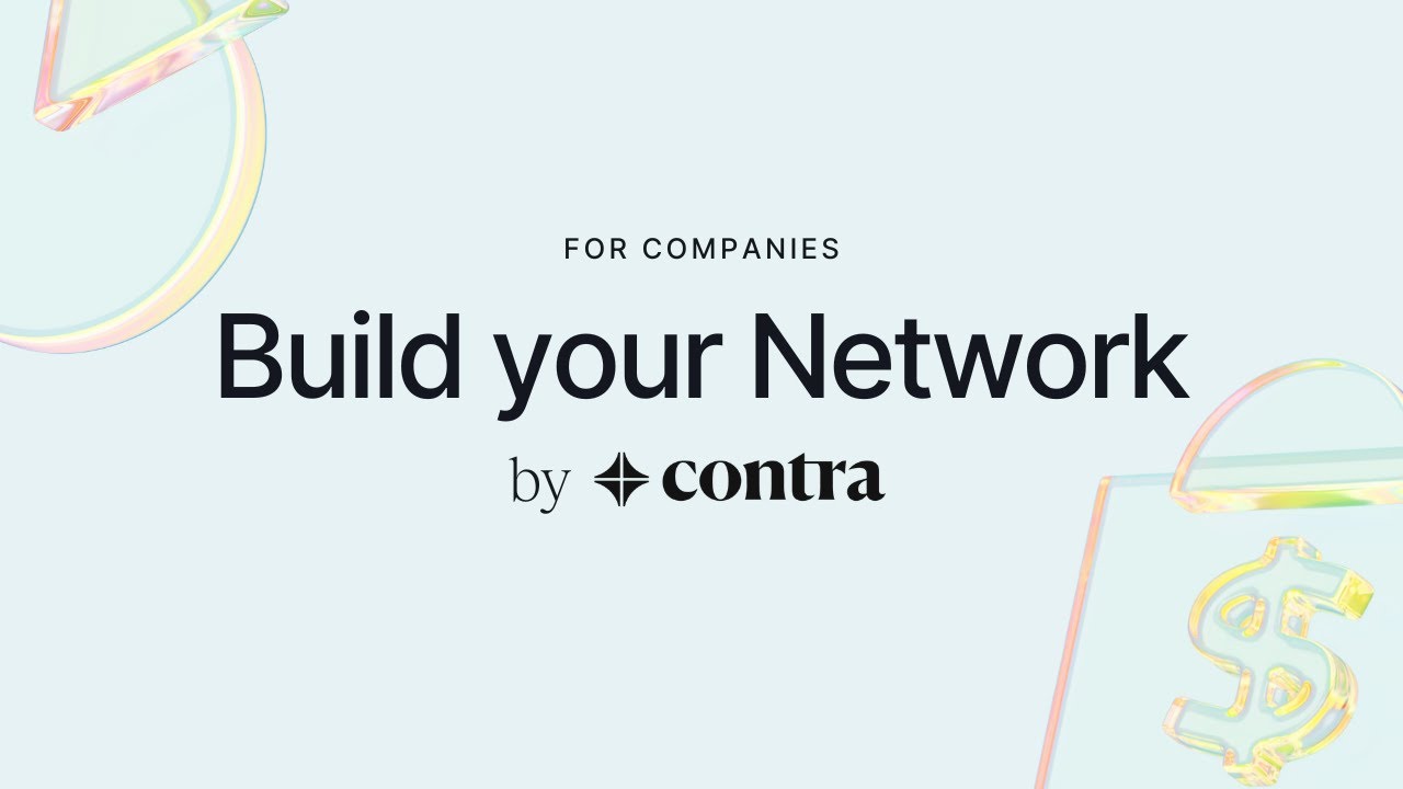 Build your Network on Contra | Contra for Companies #hirefreelancers