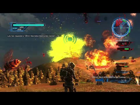 EDF Earth Defense Force 5 M 77 Doomed Queens - Air Raider Inferno