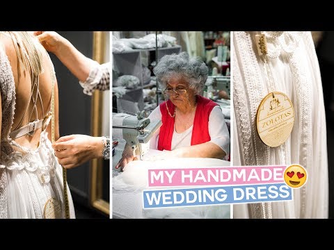 Story Behind Her Handmade Greek Wedding Dress
