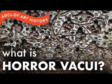 What is HORROR VACUI at the Baroque Church of Santo Domingo in Oaxaca?