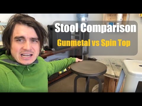 Round Adj Top Vs Gunmetal Style | Renting Stools - Follow-Up Video | Structube Stools |
