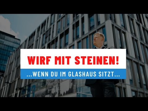 Wer im Glashaus sitzt, SOLLTE mit Steinen werfen - Psychologische Strategien im Marketing