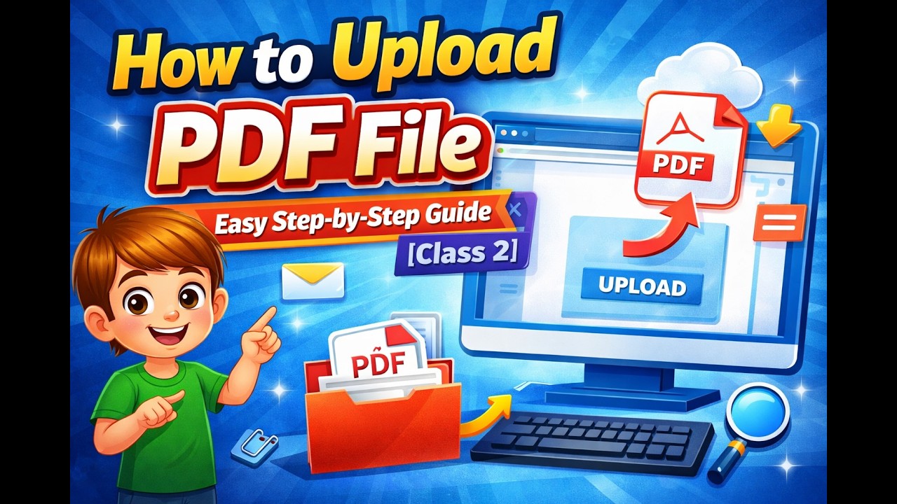 How to Upload PDF File – Easy Step-by-Step Guide  [Class 2]