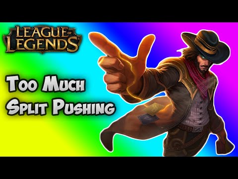 Too Much Split Pushing - Funny Moments with Friends - League of Legends
