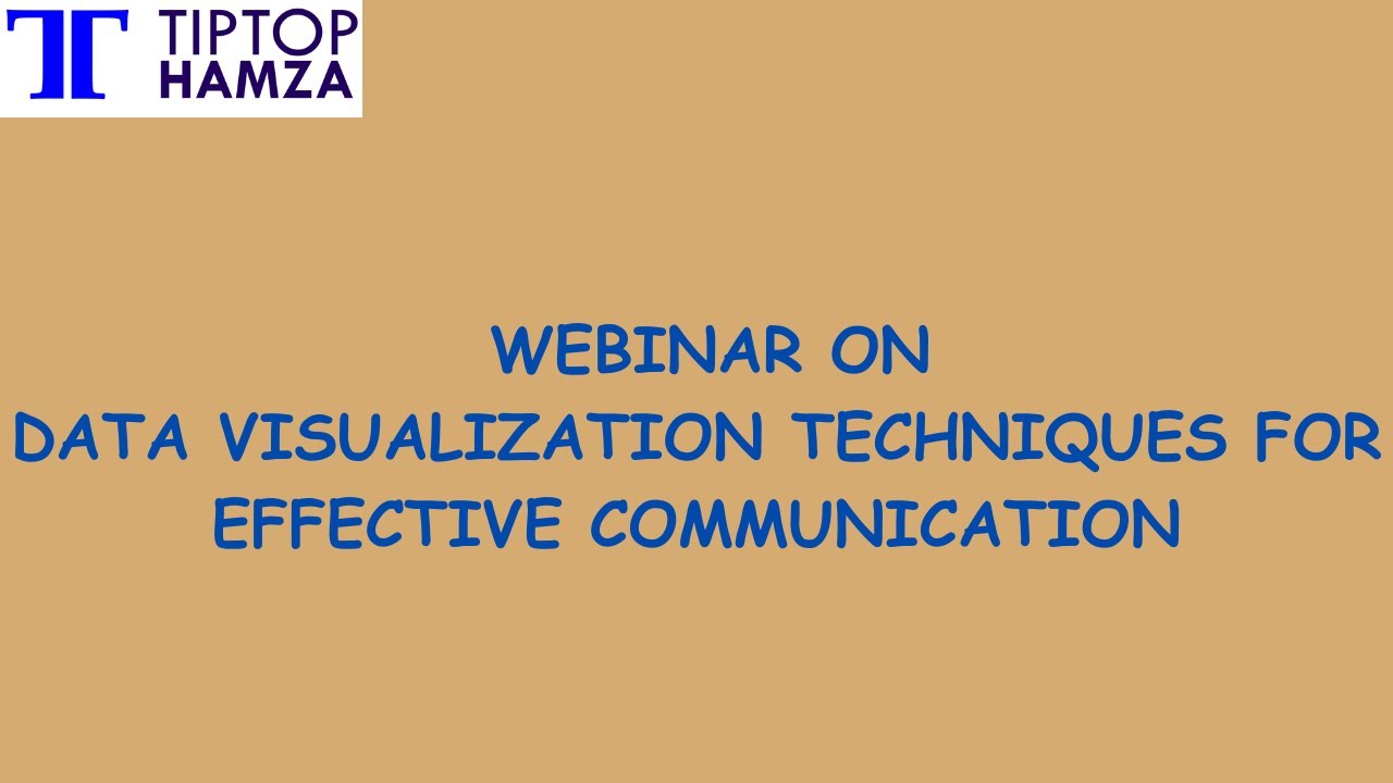 Data Visualization Techniques for Effective Communication | Webinar