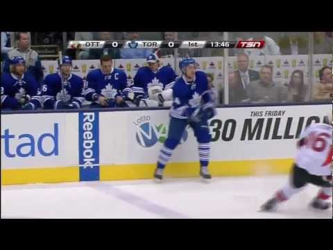 Bozak's Goal - Sens 0 vs Leafs 1 - Mar 6th 2013 (HD)