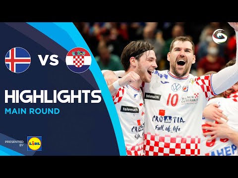 Iceland vs Croatia | Highlights | Men's EHF EURO 2022