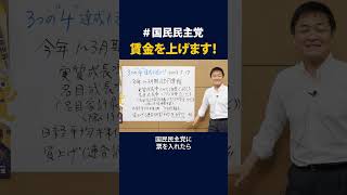 国民民主党 賃上げを実現する政策