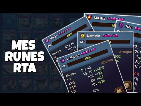 Les runes de mes monstres en RTA ! [Summoners War]
