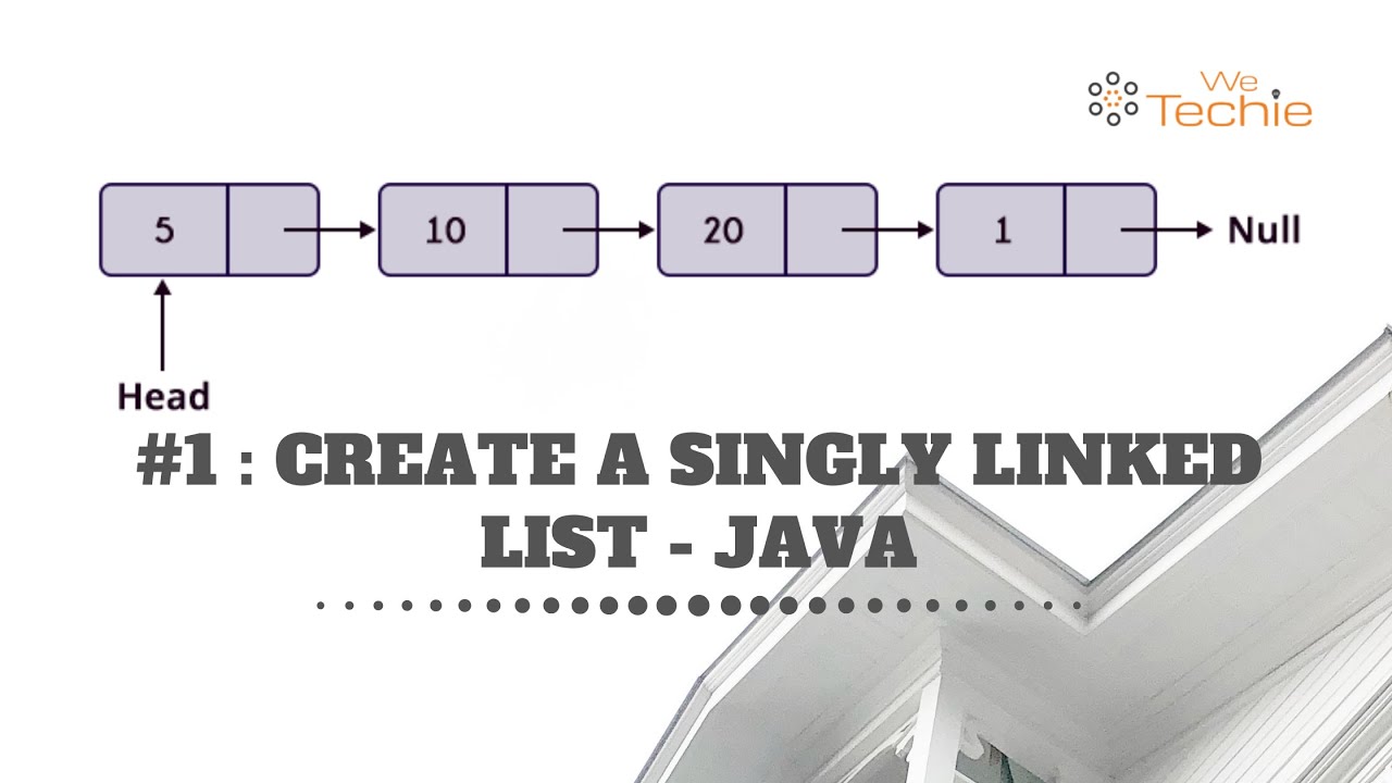 #1: Creating a Linked List - Java [ WeTechie ]