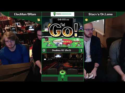 CT GamerCon 6 - BramZ/Electroman (Blue) vs. Stacy's/Dr. Lame (Red) - Melee Doubles WR2