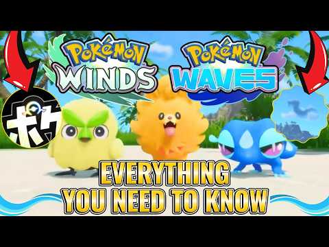 Pokémon Winds & Waves: Starters CONFIRMED + Hidden Secrets You Missed!