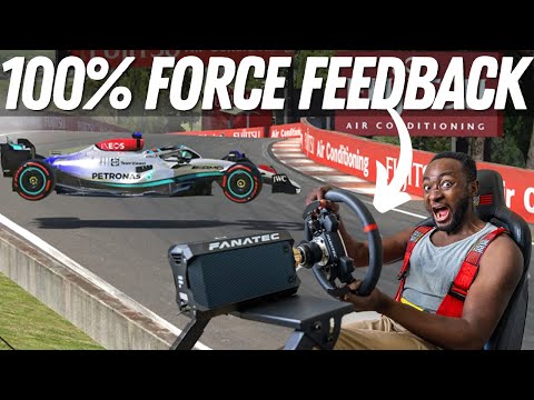 I Tried To Survive 100% Force Feedback On A Direct Drive Wheel