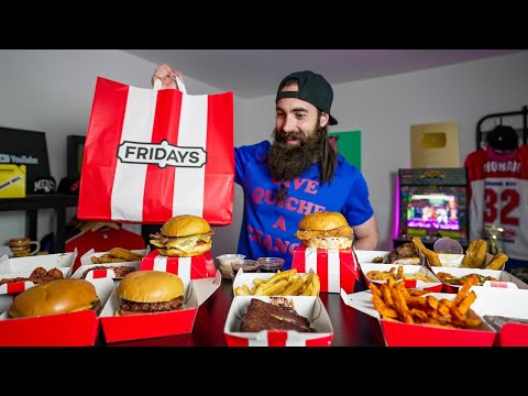 O DESAFIO DO MENU COMPLETO DE TAKE-OUT DO TGI FRIDAY | BeardMeatsFood