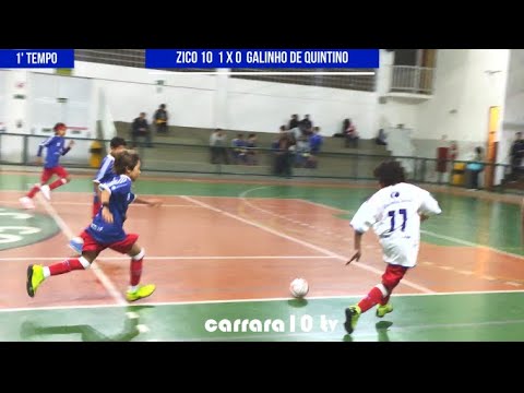 ZICO 10 X GALINHO DE QUINTINO - GARATODA DO CFZ NA COPA PREFEITURA BAHAMAS 2022 - FUTSAL SUB-11