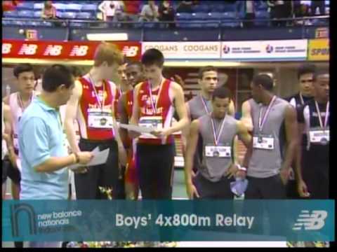 Boys 4x800m Awards - New Balance Indoor Nationals 2011
