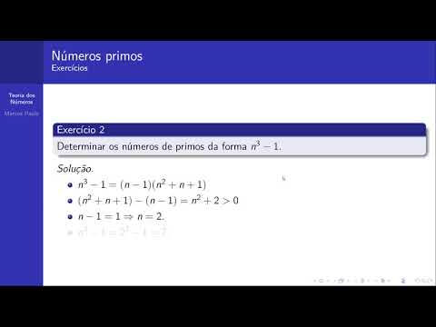 Números primos e o Teorema Fundamental da Aritmética - Exercícios resolvidos