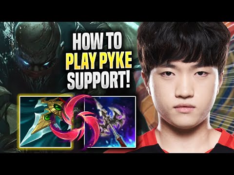 LEARN HOW TO PLAY PYKE SUPPORT LIKE A PRO! - T1 Keria Plays Pyke SUPPORT vs Tahm Kench!