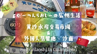 (한국어자막있음)中国広州生活vlog 黄沙&沙面編 海鮮食べて洋館巡り 중국광저우생활브이로그 黄沙&沙面편 해산물 먹고 양관 보면서 산책