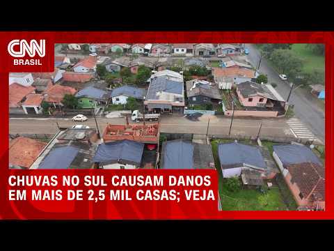 Temporal no Sul: cidades de SC decretam emergência; RS tem 7 feridos | CNN AGORA