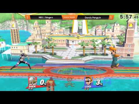 TFC 2015 : Top 8 - Smash 4 - NEG | Stingers vs Dandy Penguin LS