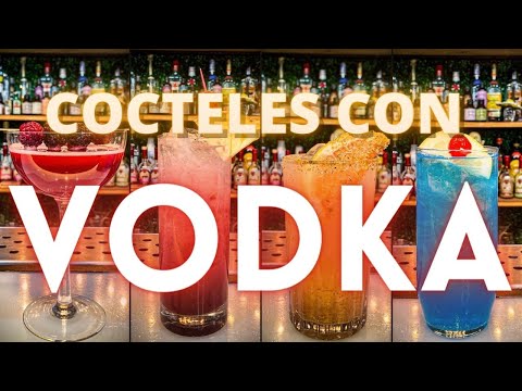 🚀4 COCTELES CON VODKA #2 - BARTENDER🚀 - TRAGOS FACILES CON VODKA