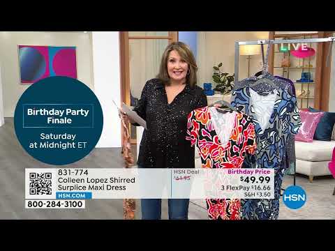 Colleen Lopez Shirred Surplice Maxi Dress