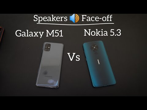 Speakers 🔊 Face-off : Galaxy M51 vs Nokia 5.3