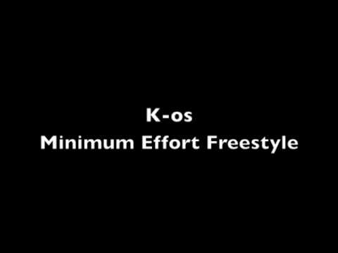 K-os - Minimum Effort Freestyle