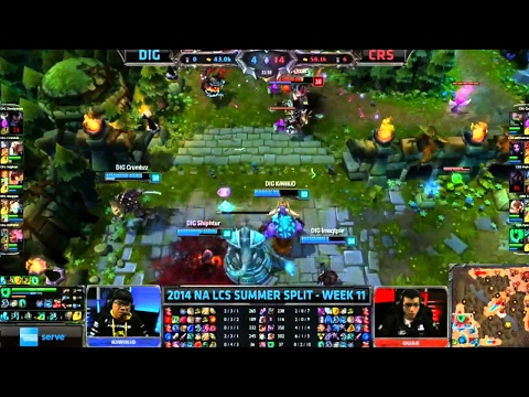 DIG vs CRS Highlights - 2014 NA LCS W11D2