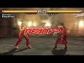 Tekken 5 Nina Leaping Hell Hold Double Snap Red Dress On Anna