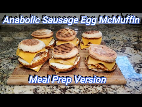 How To Make Anabolic Sausage Egg McMuffin | BETTER Than McDonald's Version