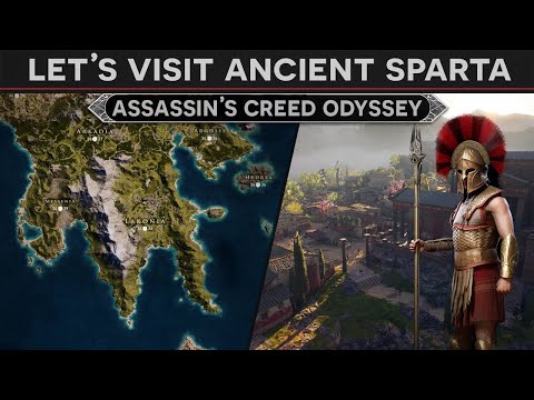 Lets Visit Ancient Sparta - History Tour in AC: Odyssey Discovery Mode