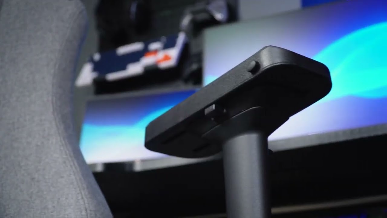 Крісло ігрове GamePro GC775DG Fabric Gray video preview