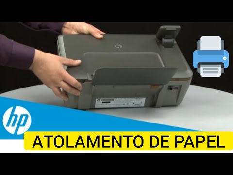 IMPRESSORA COM PAPEL ATOLADO - COMO RESOLVER PAPEL PRESO NA IMPRESSORA HP