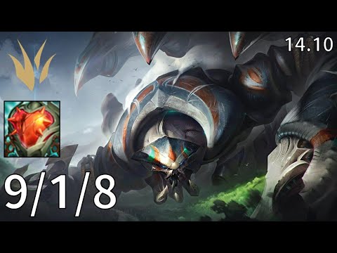 Skarner Jungle vs Rek'Sai - EUW Grandmaster | Patch 14.10