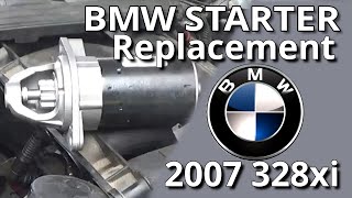 BMW N52 Starter Replacement! Fastest! N53 | N54 | 328i 328xi E90 E91 E92 E93 3 Series 5 Series