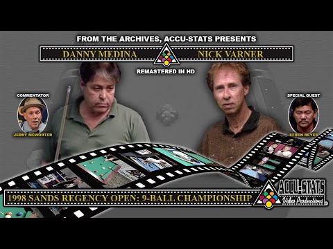 THE GOAT DOES COMMENTARY! Efren Reyes commentates NICK VARNER & DANNY MEDINA - Sands Regency Open 27