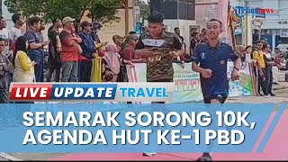 Rangkaian HUT ke-1 PBD dan HUT ke-78 Pasmar 3 Dimeriahkan Lomba Lari Sorong 10K Pria dan Wanita