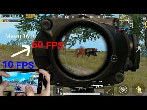 FROM 10 FPS TO 60 FPS. How am I feeling? Meizu16th 1vs4 Pubg Mobile