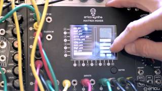 Video thumbnail for Erica Synths MATRIX MIXER teaser by Erica Synths
