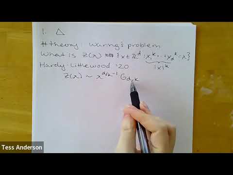 Theresa Anderson (Purdue): Two meetings of number theory and analysis