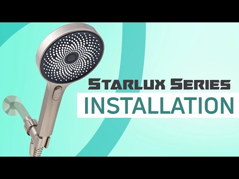 Installing the Starlux Easy Clicker handheld shower head
