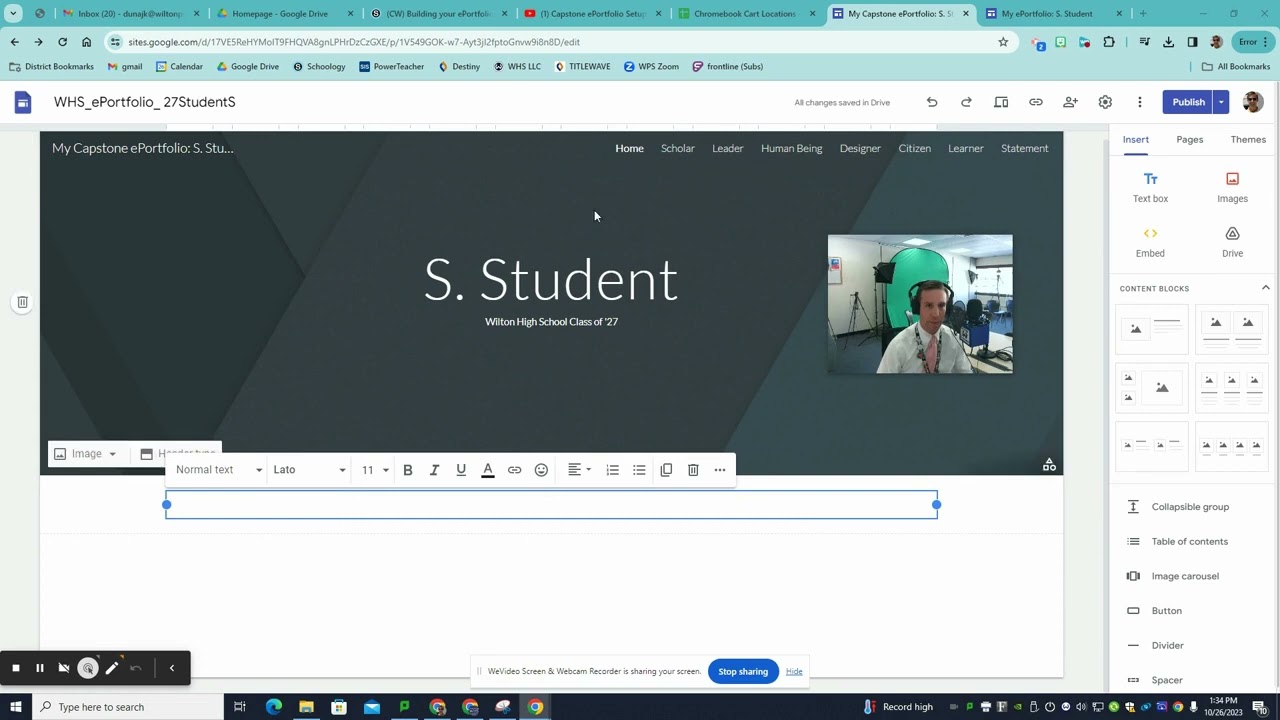 Capstone ePortfolio Build Tutorial 5