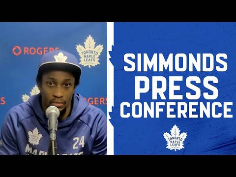 Wayne Simmonds Pre Game | Toronto Maple Leafs vs Colorado Avalanche | January 8th, 2022