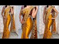 Vichitra Silk Border Saree Kaise Pahne Vichitra Silk Saree Draping Trick Beginner S Draping Tutorial