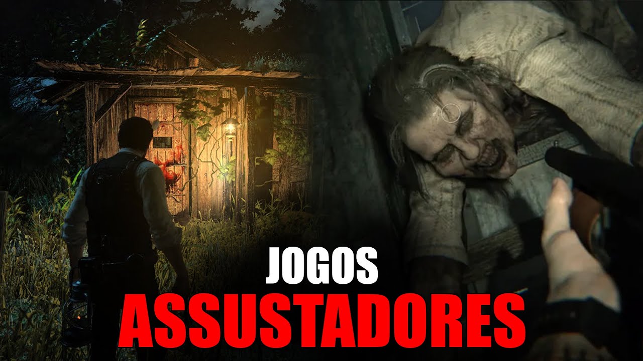 TOP 8 MELHORES JOGOS DE TERROR MAIS ASSUSTADORES E BIZARROS!
