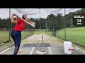 Sydney Tyler Hitting with Ball Exit Speed