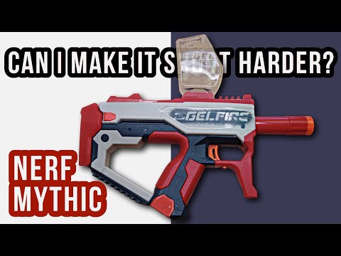 ULTIMATE UPGRADE MOD for NERF GELFIRE MYTHIC | How to Gain +30 FPS velocity by replacing spring