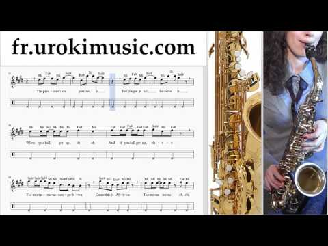 Cours de Saxophone (Ténor) Shakira - Waka Waka Partie#2 um-829
